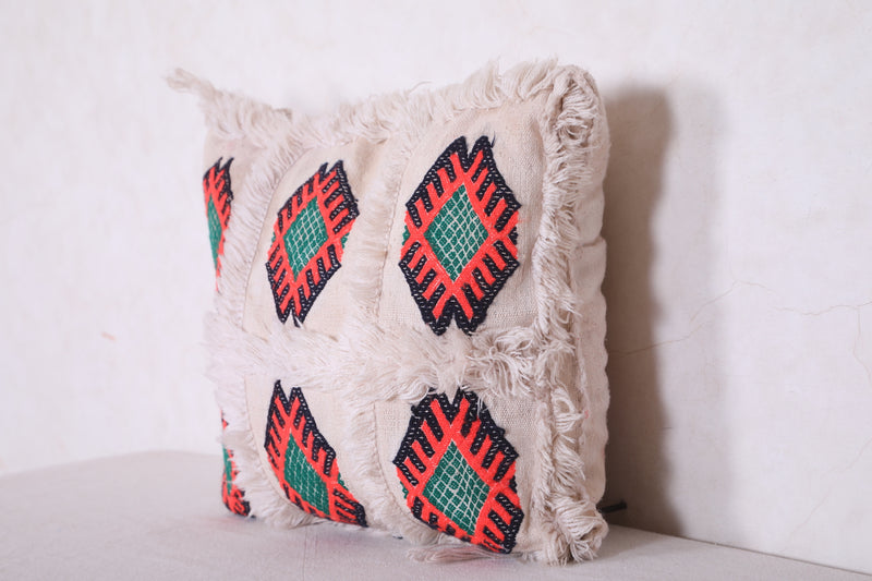 Moroccan Kilim Pillow 14.9 INCHES X 16.9 INCHES