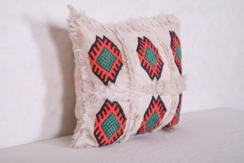 Moroccan Kilim Pillow 14.9 INCHES X 16.9 INCHES