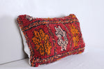 Two moroccan handwoven rug pillows