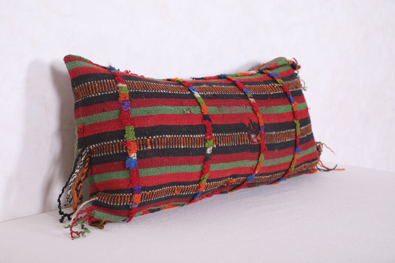 Long tribal pillow 13.7 INCHES X 27.5 INCHES