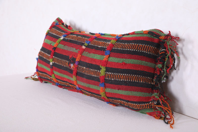 Long tribal pillow 13.7 INCHES X 27.5 INCHES