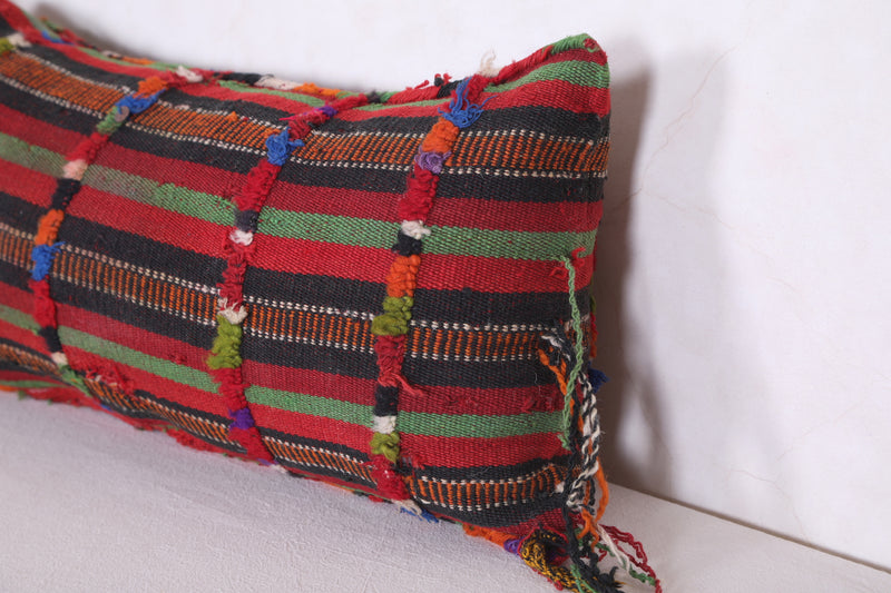 Long tribal pillow 13.7 INCHES X 27.5 INCHES