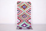 Colorful Runner Berber Rug 2.5 X 5.8 Feet