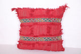 Moroccan red pillow 18.8 INCHES X 19.2 INCHES