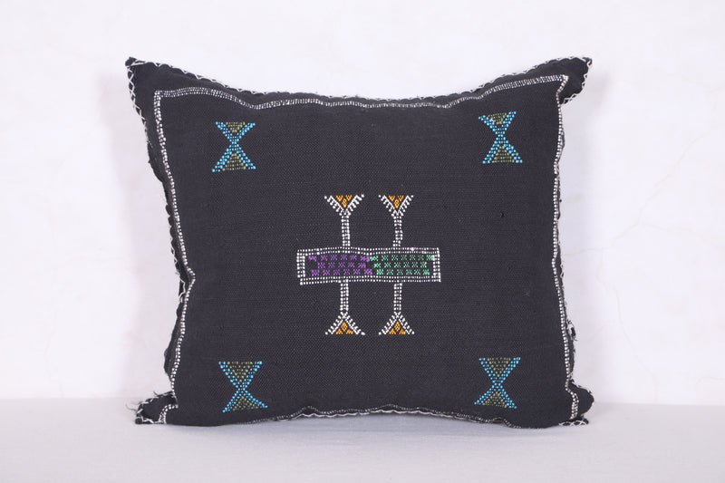 Black Kilim Pillow 14.5 INCHES X 17.3 INCHES