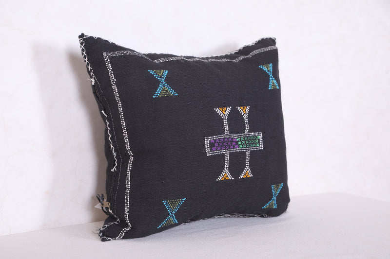 Black Kilim Pillow 14.5 INCHES X 17.3 INCHES