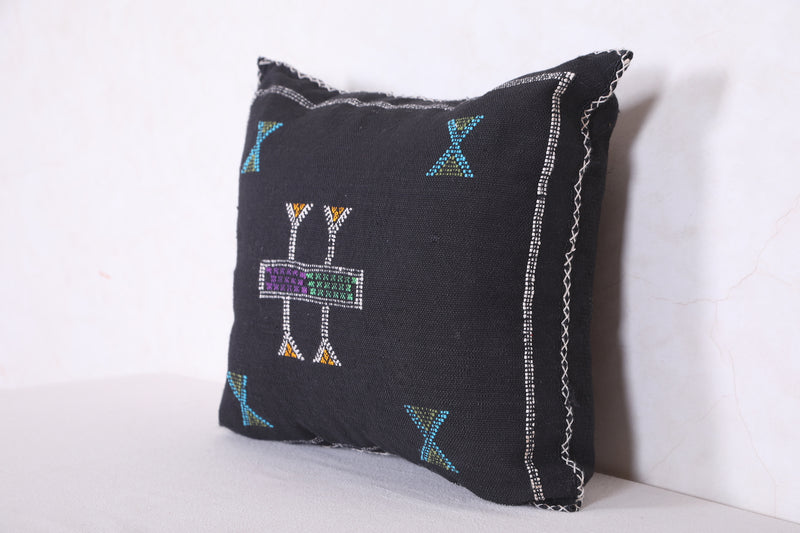 Black Kilim Pillow 14.5 INCHES X 17.3 INCHES