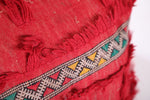 Moroccan red pillow 18.8 INCHES X 19.2 INCHES