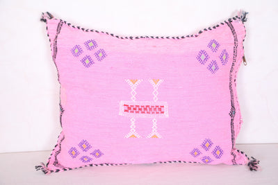 Moroccan pillow Pink 15.3 INCHES X 19.6 INCHES