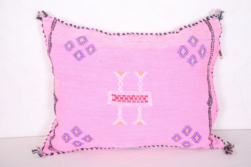 Moroccan pillow Pink 15.3 INCHES X 19.6 INCHES