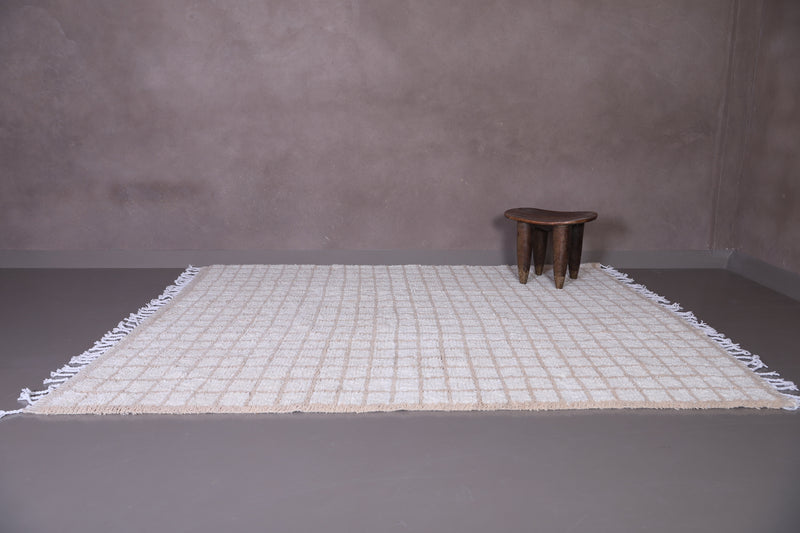 Beni ourain Moroccan area rug - Custom Wool rug