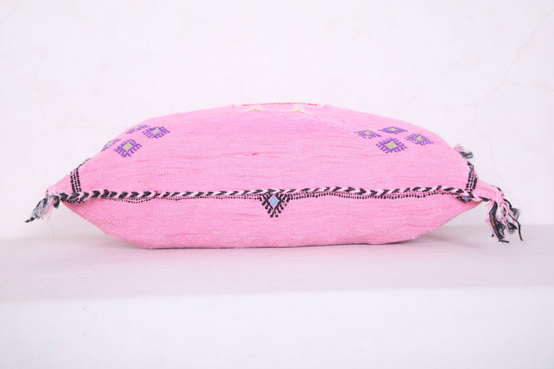 Moroccan pillow Pink 15.3 INCHES X 19.6 INCHES