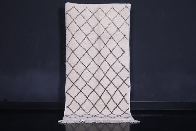 moroccan trellis runner rug 3.2 X 6.6 Feet