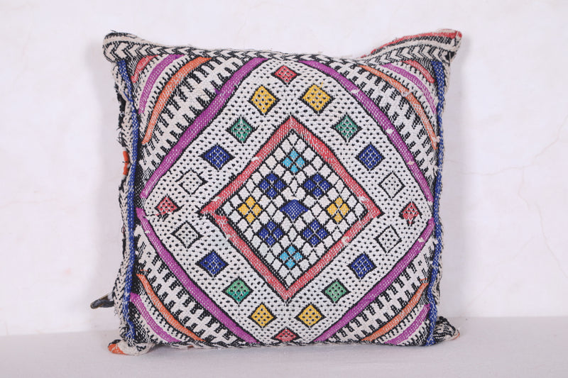 Vintage tribal pillow 14.5 INCHES X 15.7 INCHES