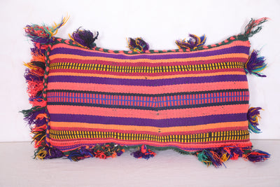 Vintage Moroccan pillow 11.8 INCHES X 20.4 INCHES