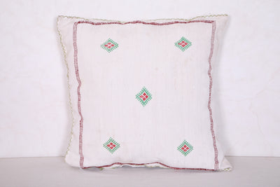 Moroccan pillow sqaure 18.1 INCHES X 18.1 INCHES