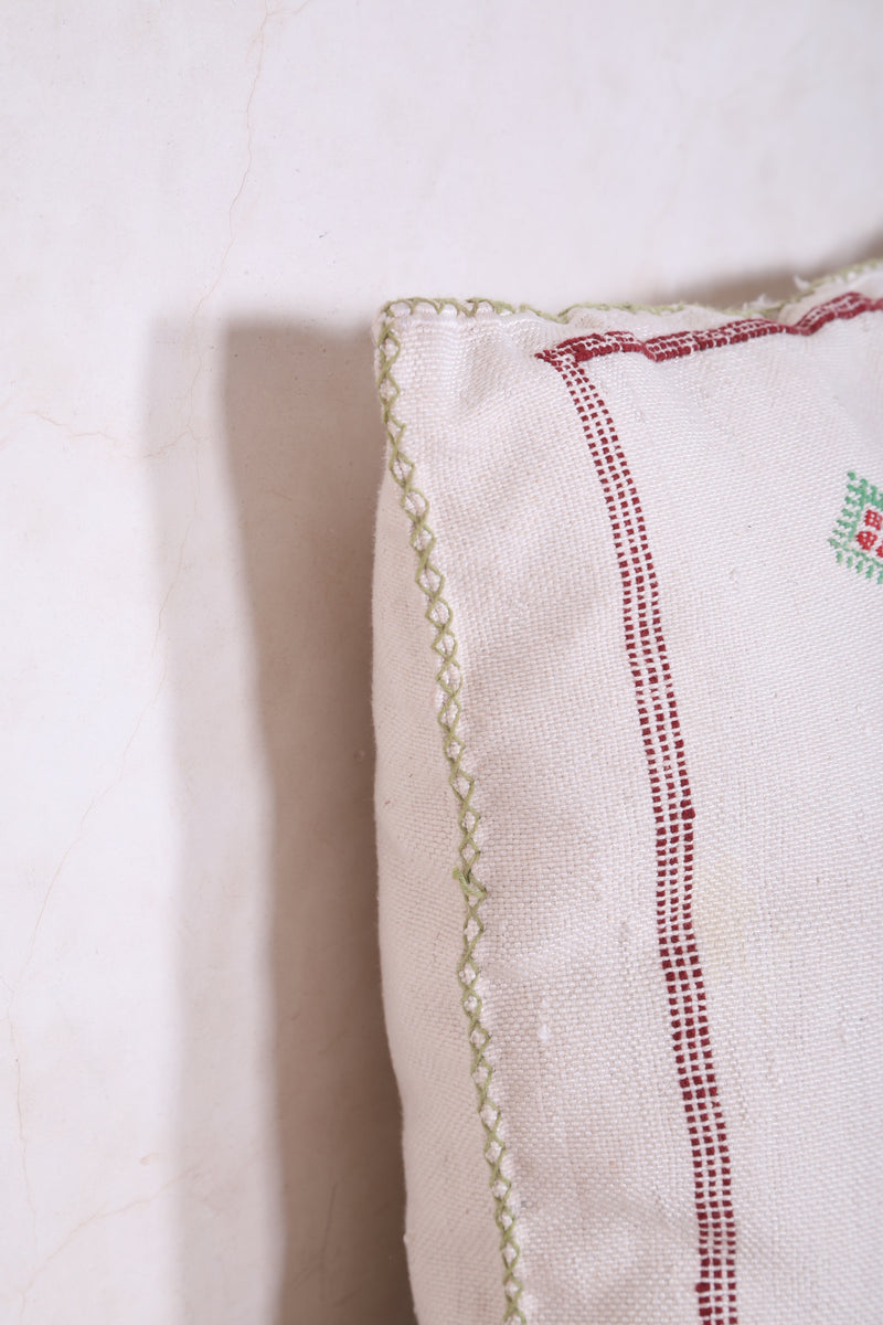 Moroccan pillow sqaure 18.1 INCHES X 18.1 INCHES