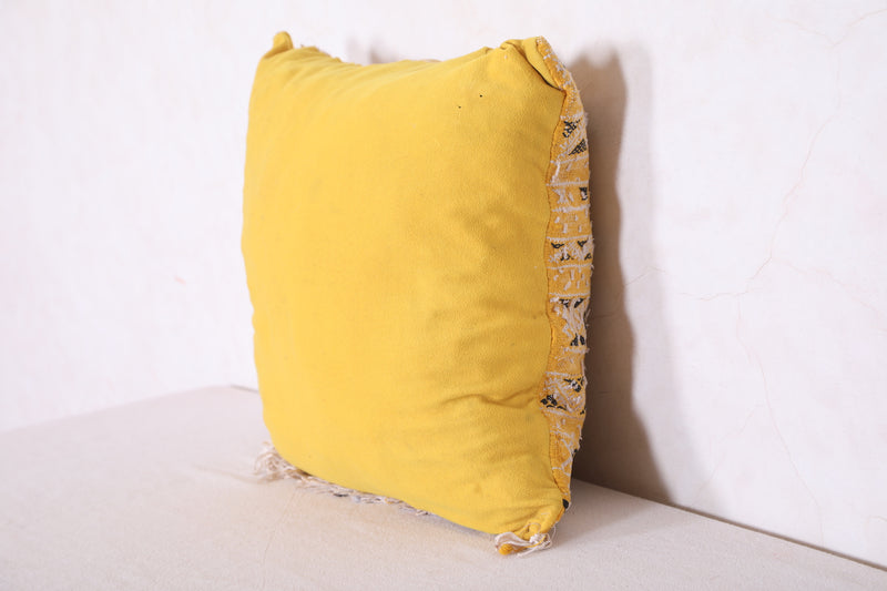 Moroccan pillow sqaure 16.9 INCHES X 16.9 INCHES