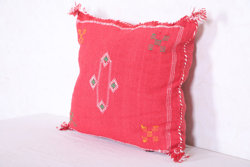 Moroccan handmade kilim pillow 17.3 INCHES X 19.2 INCHES