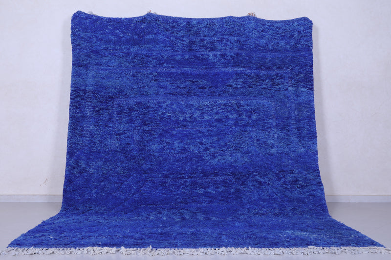 Beni ourain Blue rug - Contemporary moroccan berber rug - Wool rug - custom moroccan rugs