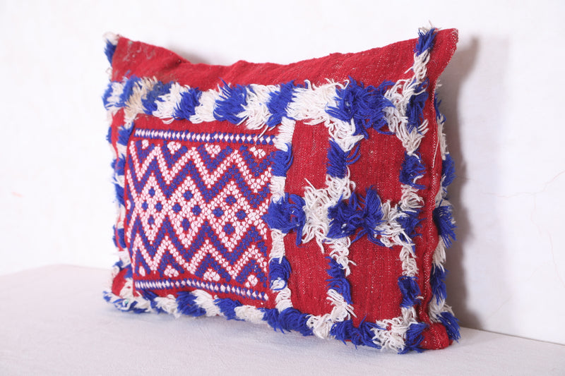 Wool Moroccan pillow 15.7 INCHES X 22.8 INCHES