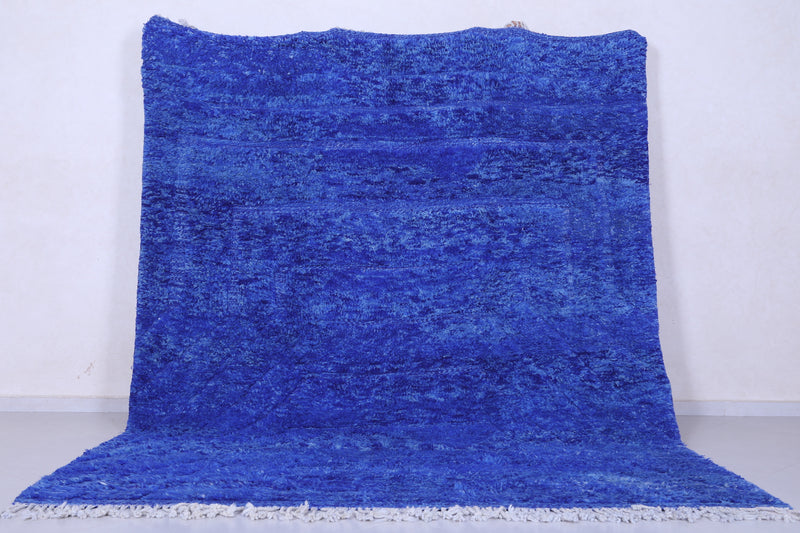 Beni ourain Blue rug - Contemporary moroccan berber rug - Wool rug - custom moroccan rugs