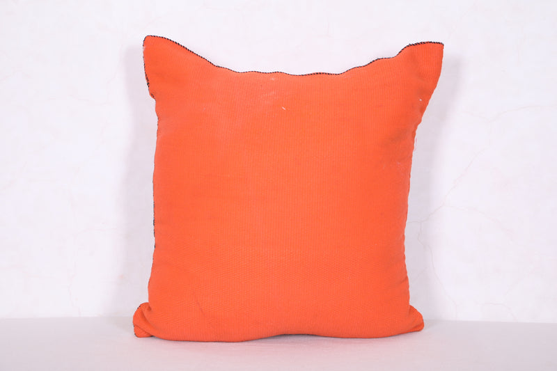 Orange Moroccan Kilim Pillow 19.6 INCHES X 20.8 INCHES