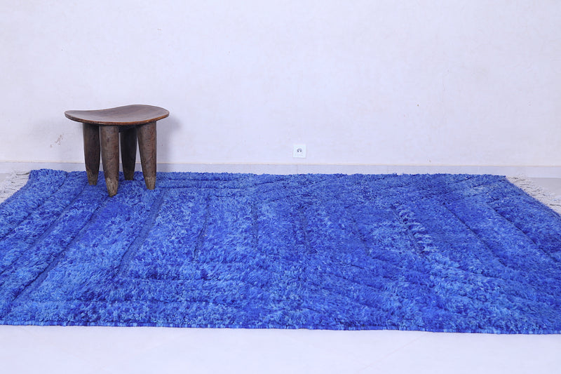 Beni ourain Blue rug - Contemporary moroccan berber rug - Wool rug - custom moroccan rugs