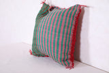 Sqaure Moroccan red pillow 16.5 INCHES X 16.5 INCHES