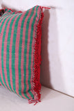 Sqaure Moroccan red pillow 16.5 INCHES X 16.5 INCHES