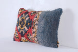 Two moroccan handwoven rug pillows