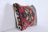 Two moroccan handwoven rug pillows