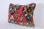 Two moroccan handwoven rug pillows