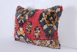 Two moroccan handwoven rug pillows