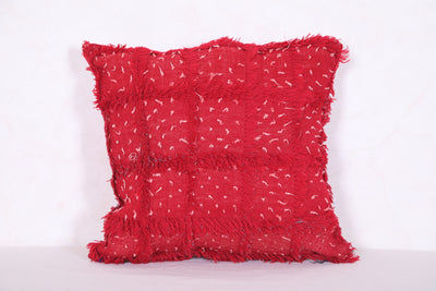 Moroccan Red Pillow 15.7 INCHES X 15.7 INCHES