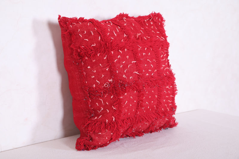 Moroccan Red Pillow 15.7 INCHES X 15.7 INCHES