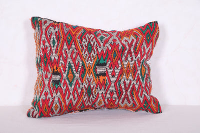 Vintage Moroccan Kilim Pillow 14.1 INCHES X 16.9 INCHES