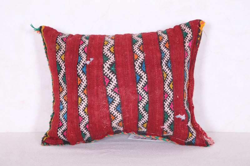 Striped Moroccan Rug Pillow 10.6 INCHES X 13.7 INCHES