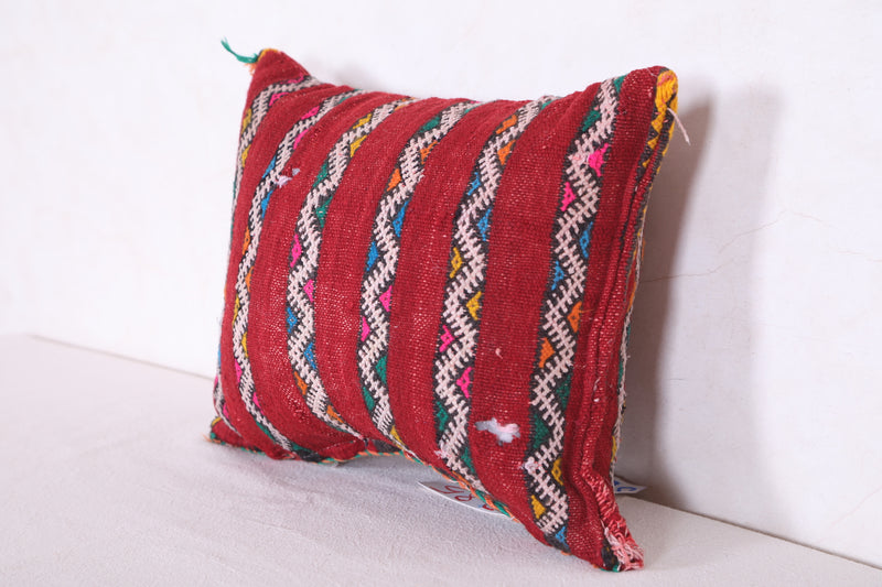 Striped Moroccan Rug Pillow 10.6 INCHES X 13.7 INCHES