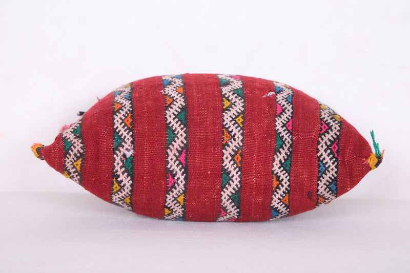 Striped Moroccan Rug Pillow 10.6 INCHES X 13.7 INCHES