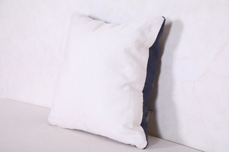 Blue Moroccan pillow 13.3 INCHES X 13.3 INCHES