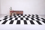 Custom Flat woven rug - Checkered moroccan rug