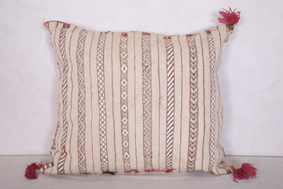 Vintage Moroccan pillow 14.9 INCHES X 17.3 INCHES