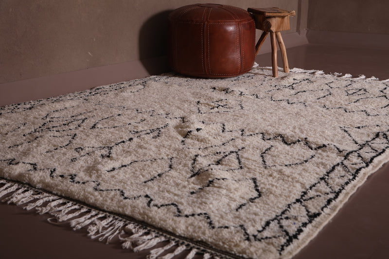 Custom Moroccan rug - Beni ourain handmade rug