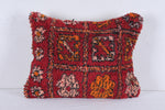 Two moroccan handwoven rug pillows