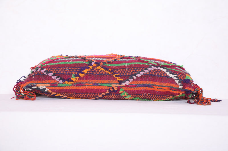 Long Moroccan Kilim Pillow 13.7 INCHES X 26.3 INCHES