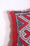 Moroccan rug Red pillow 10.2 INCHES X 9 INCHES