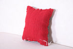 Moroccan rug Red pillow 10.2 INCHES X 9 INCHES