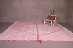 Custom Moroccan pink rug - azilal berber carpet