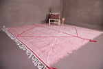 Custom Moroccan pink rug - azilal berber carpet